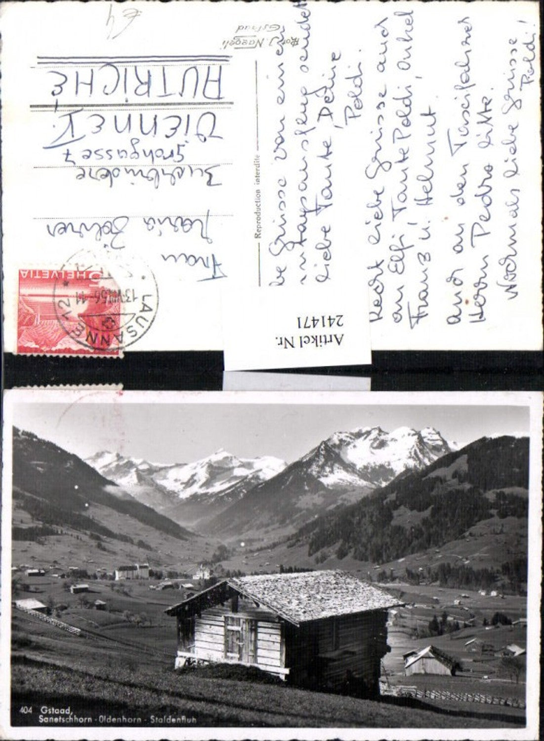 Alte Ansichtskarte – Old Postcard