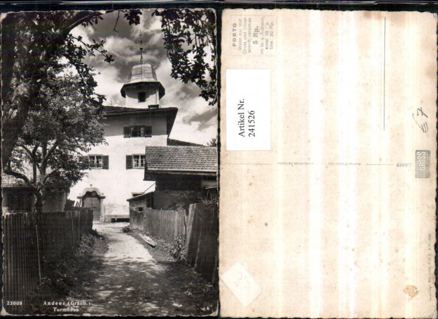 Alte Ansichtskarte – Old Postcard