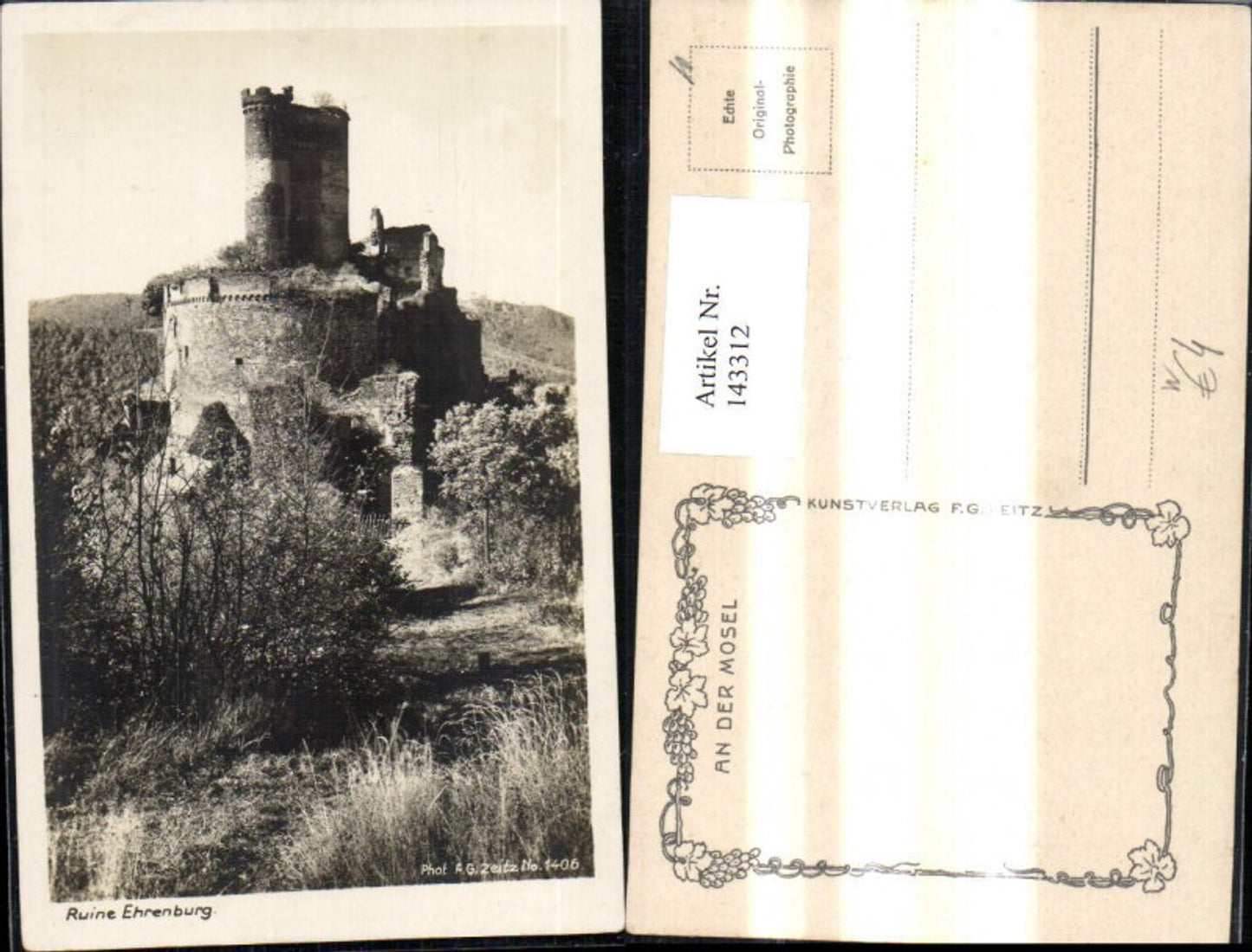 143312,Ruine Ehrenburg Brodenbach an der Mosel