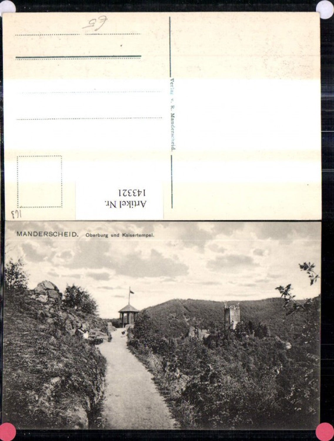 143321,Manderscheid Oberburg u. Kaisertempel