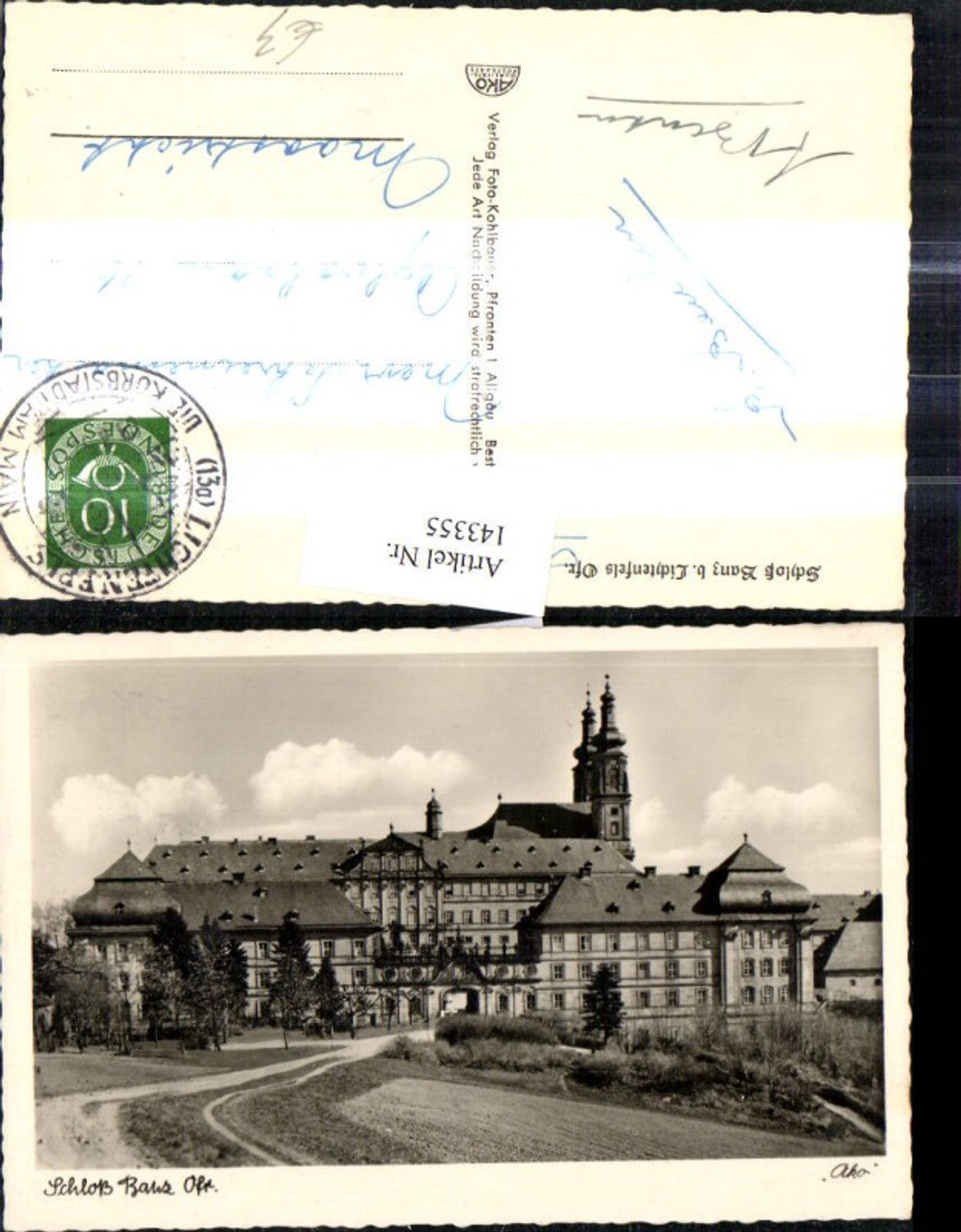 143355,Schloß Banz b. Lichtenfels Kloster Banz