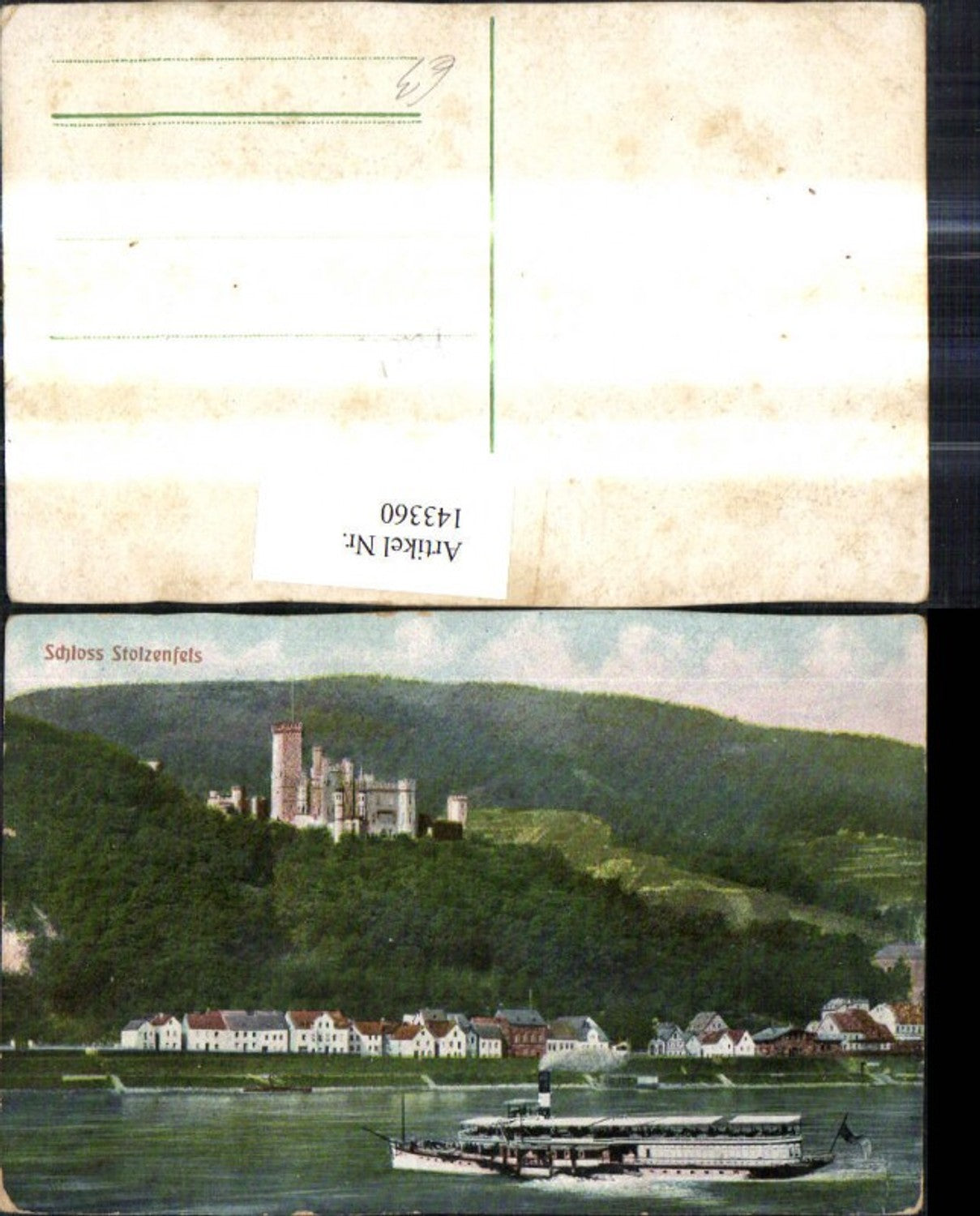 143360,Schloss Stolzenfels Schiff Dampfer