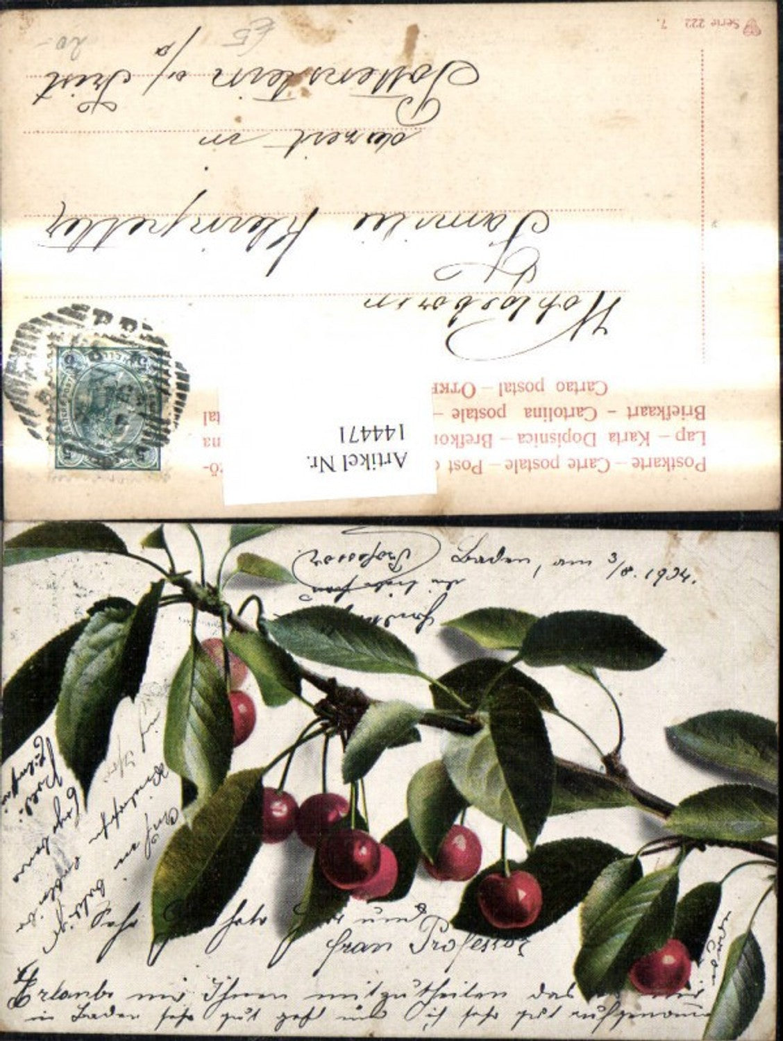 Alte Ansichtskarte – Old Postcard