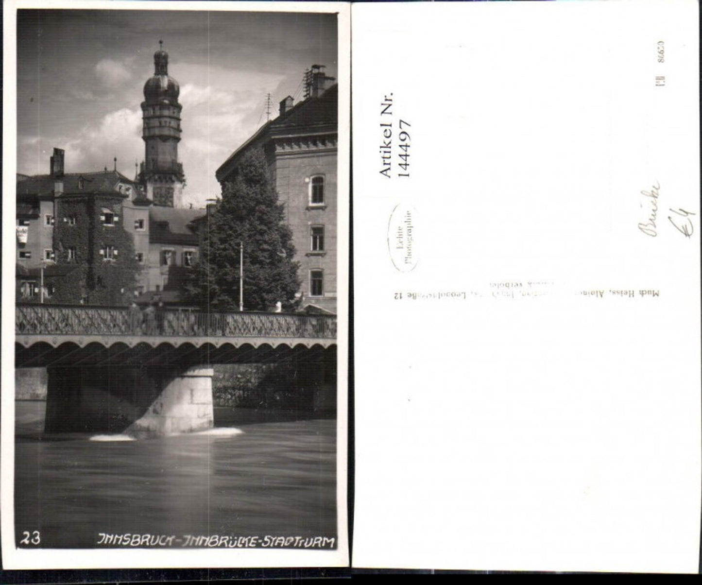 Alte Ansichtskarte – Old Postcard