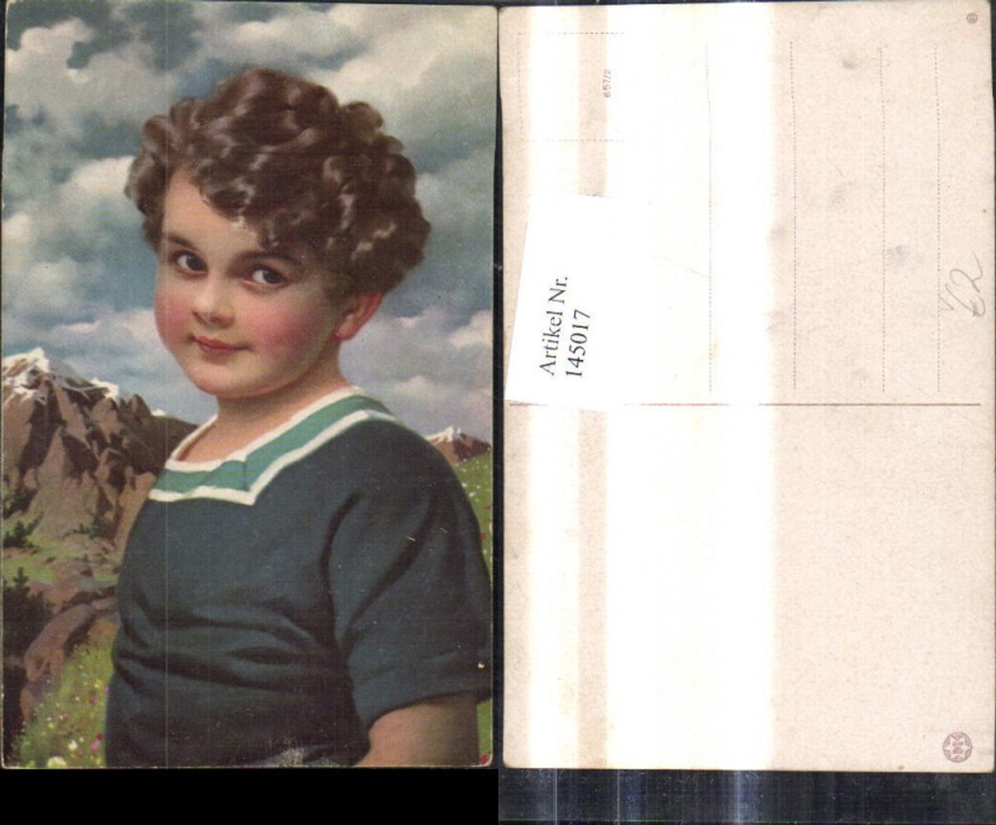 145017,Kind Bub Junge b. Bergkulisse pub Novolito 657/2
