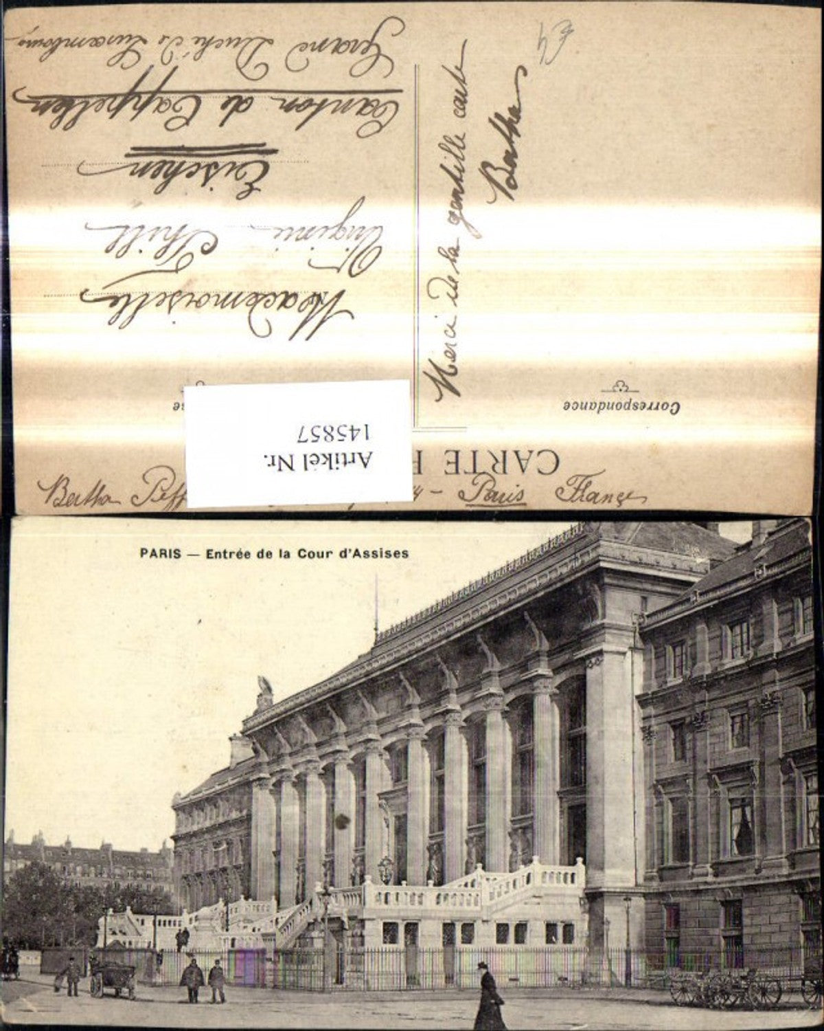 145857,Paris Entree de la Cour d Assises