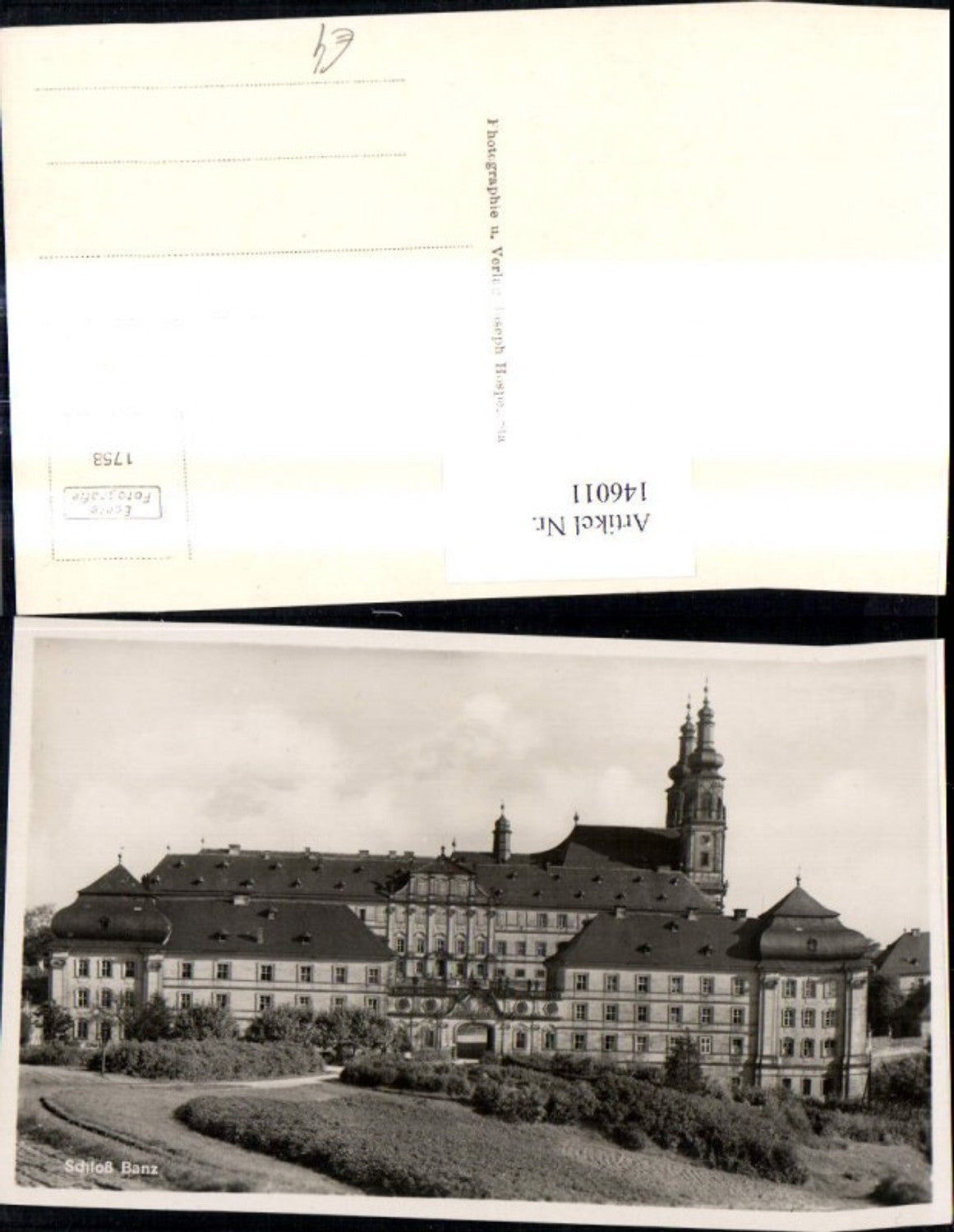 146011,Foto Ak Schloss Banz