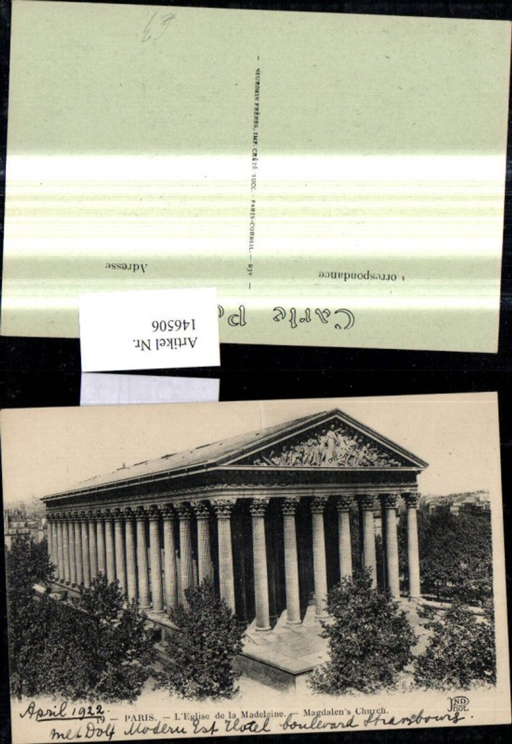 Alte Ansichtskarte – Old Postcard