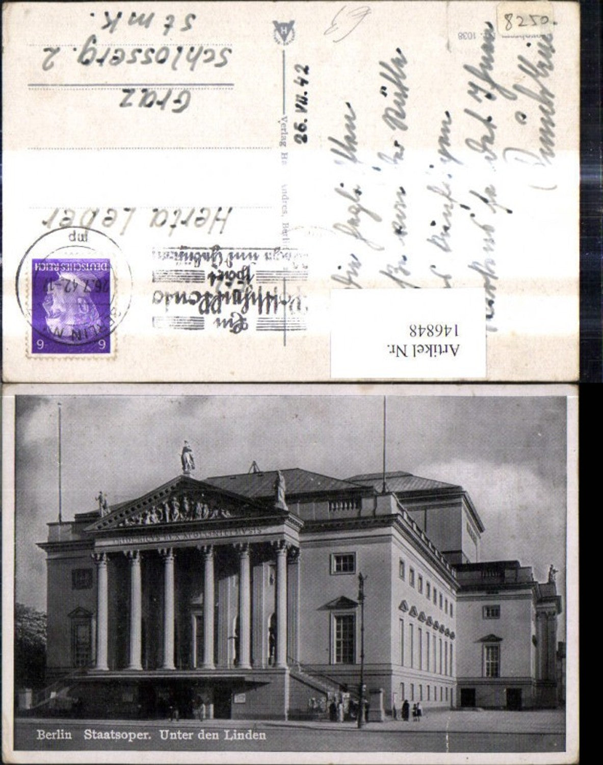 146848,Berlin Staatsoper Unter den Linden Oper