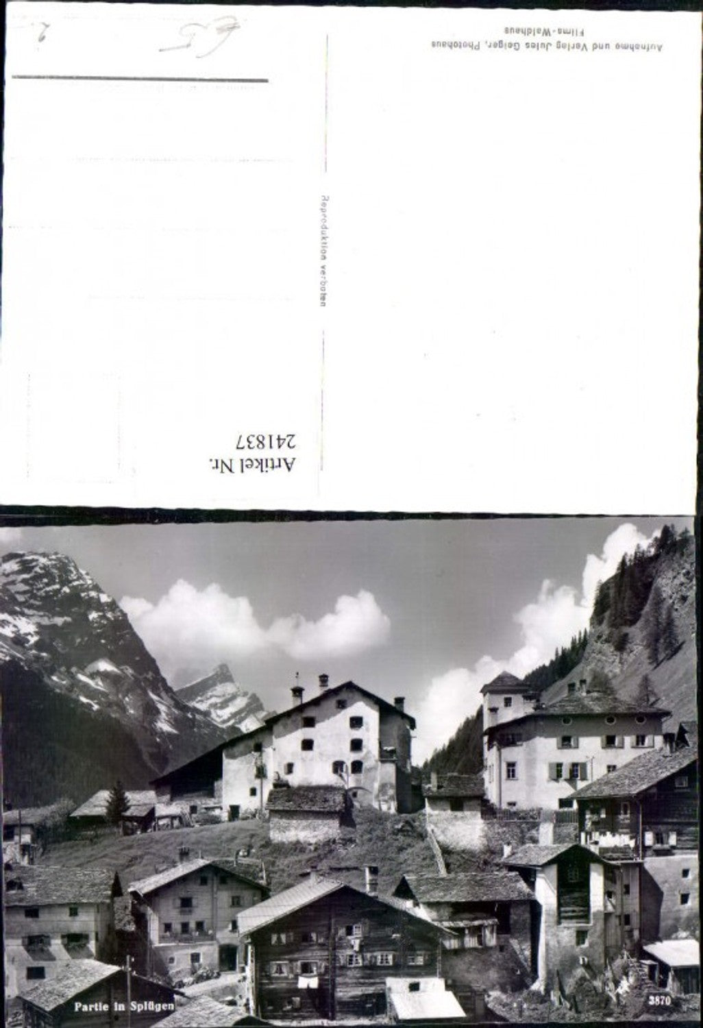 Alte Ansichtskarte – Old Postcard