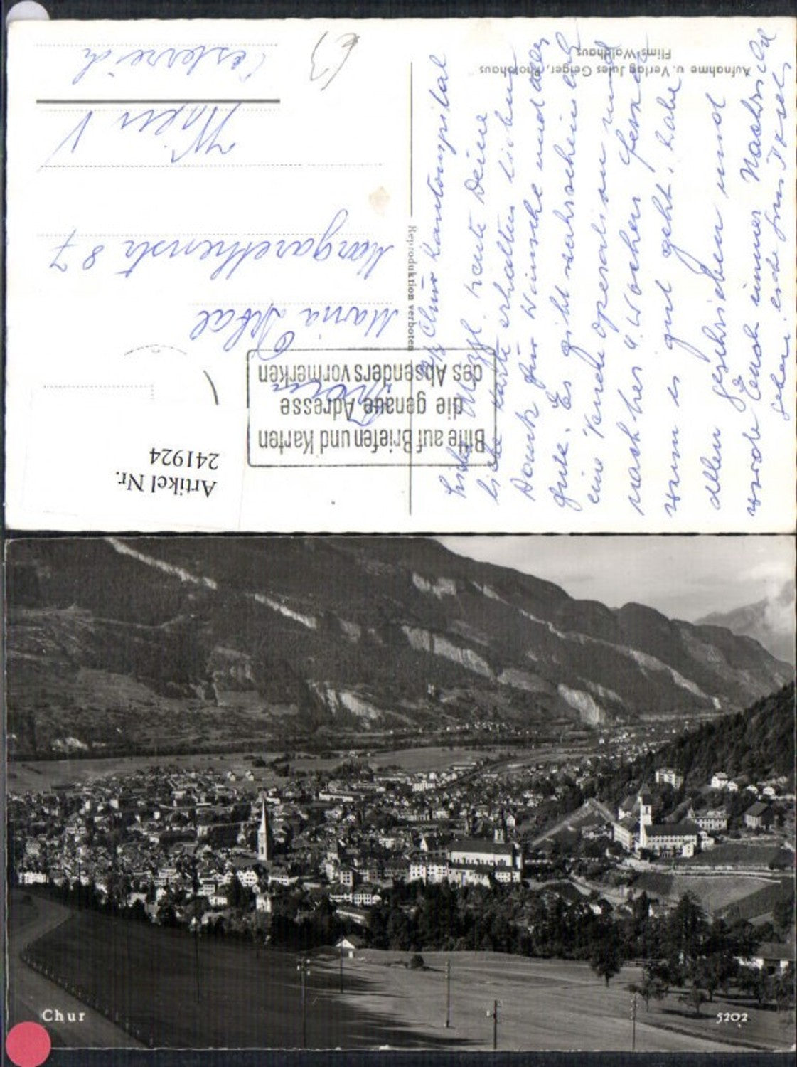 Alte Ansichtskarte – Old Postcard