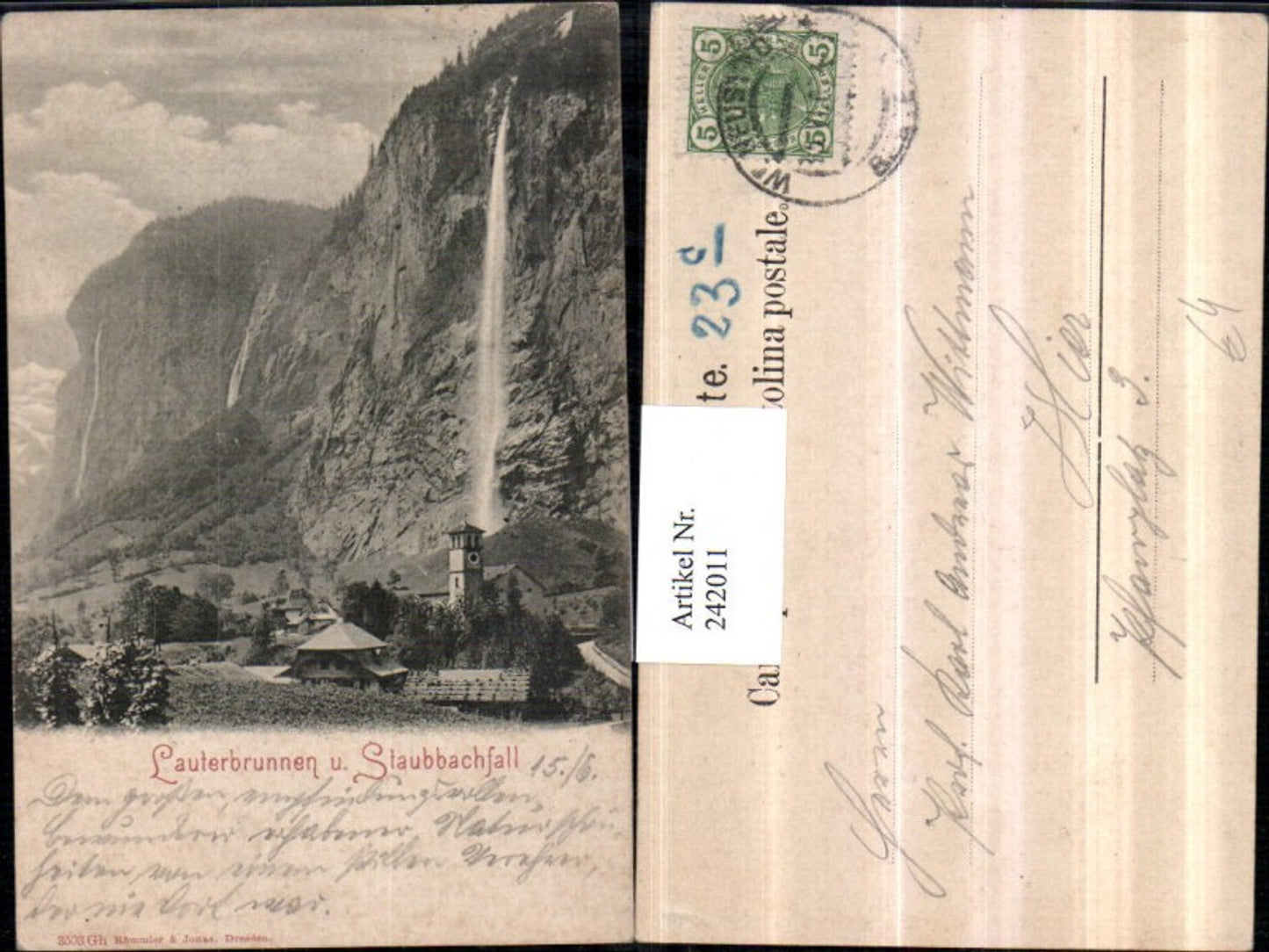 Alte Ansichtskarte – Old Postcard