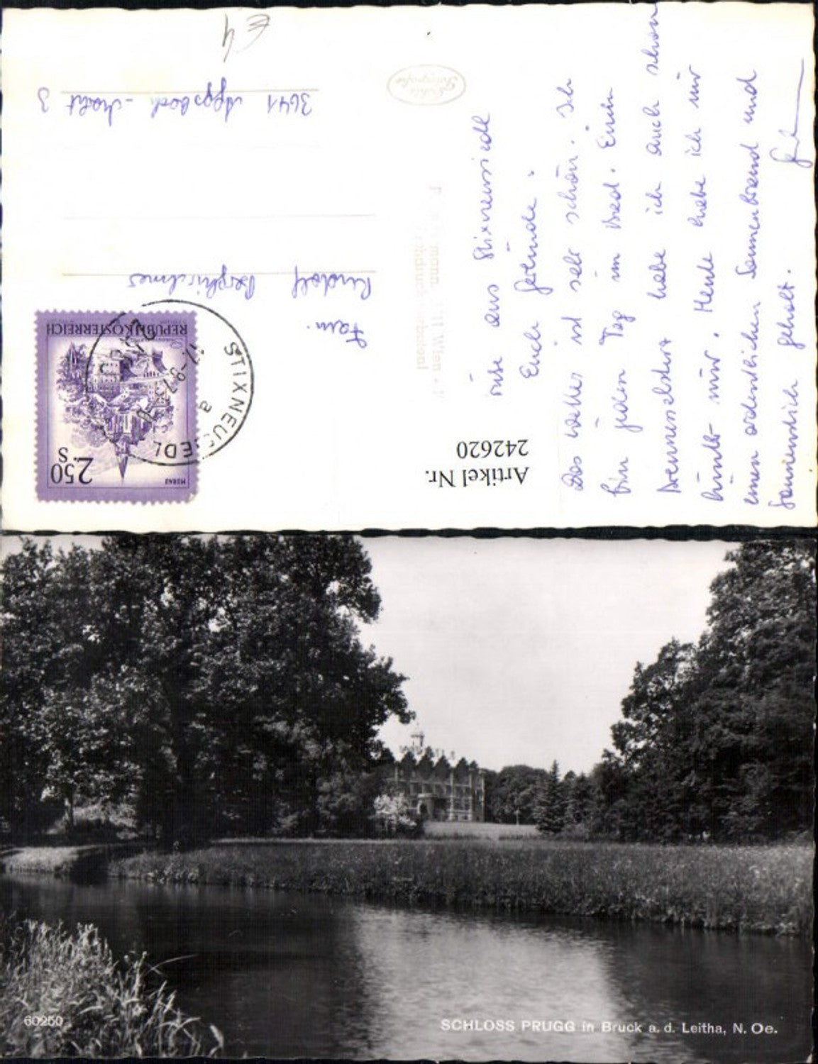 242620,Bruck an d. Leitha Schloss Prugg Partie