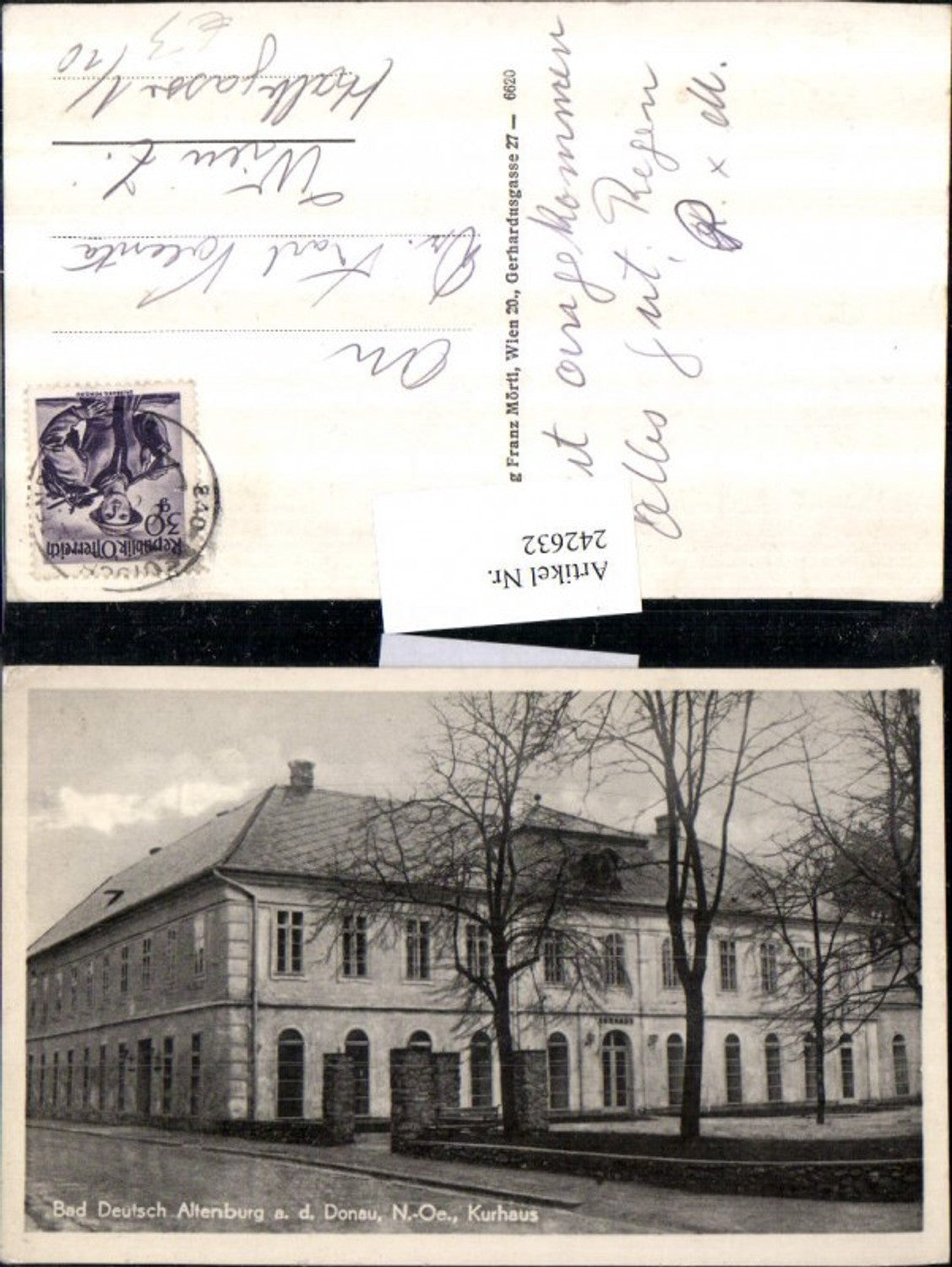 242632,Bad Deutsch Altenburg an d. Donau Kurhaus