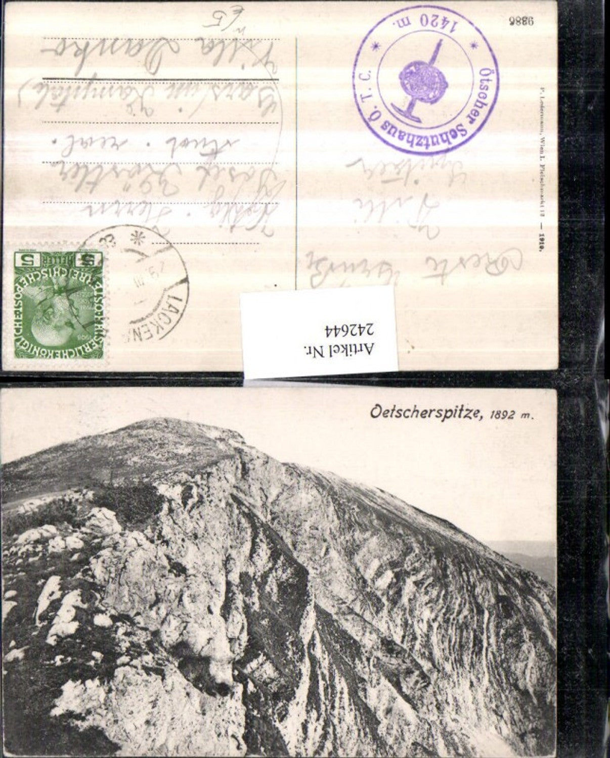 242644,Ötscherspitze Bergkulisse b. Lackenhof Gaming