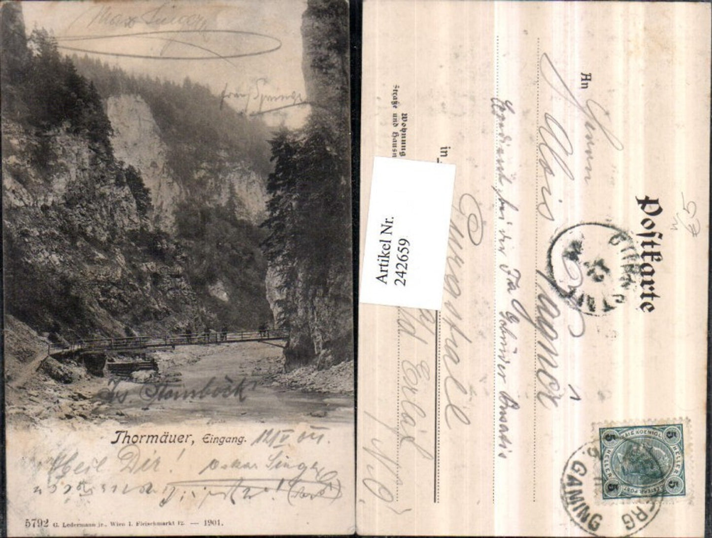 242659,Tormäuer Partie Eingang b. Gaming