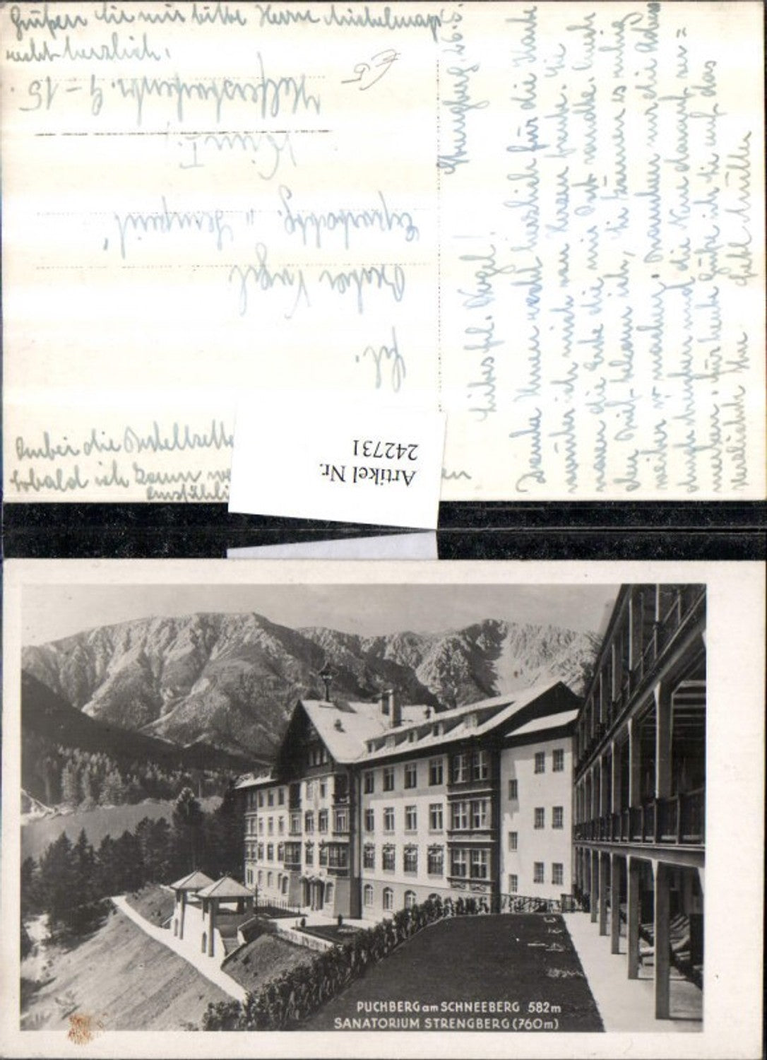 242731,Puchberg a. Schneeberg Sanatorium Strengberg