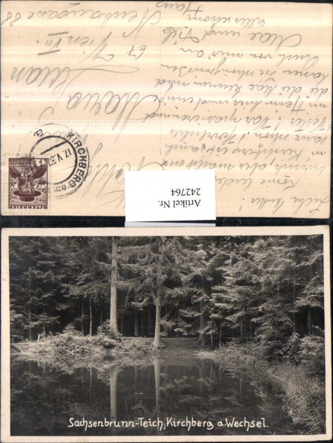 242764,Sachensbrunn-Teich Partie b. Kirchberg a. Wechsel