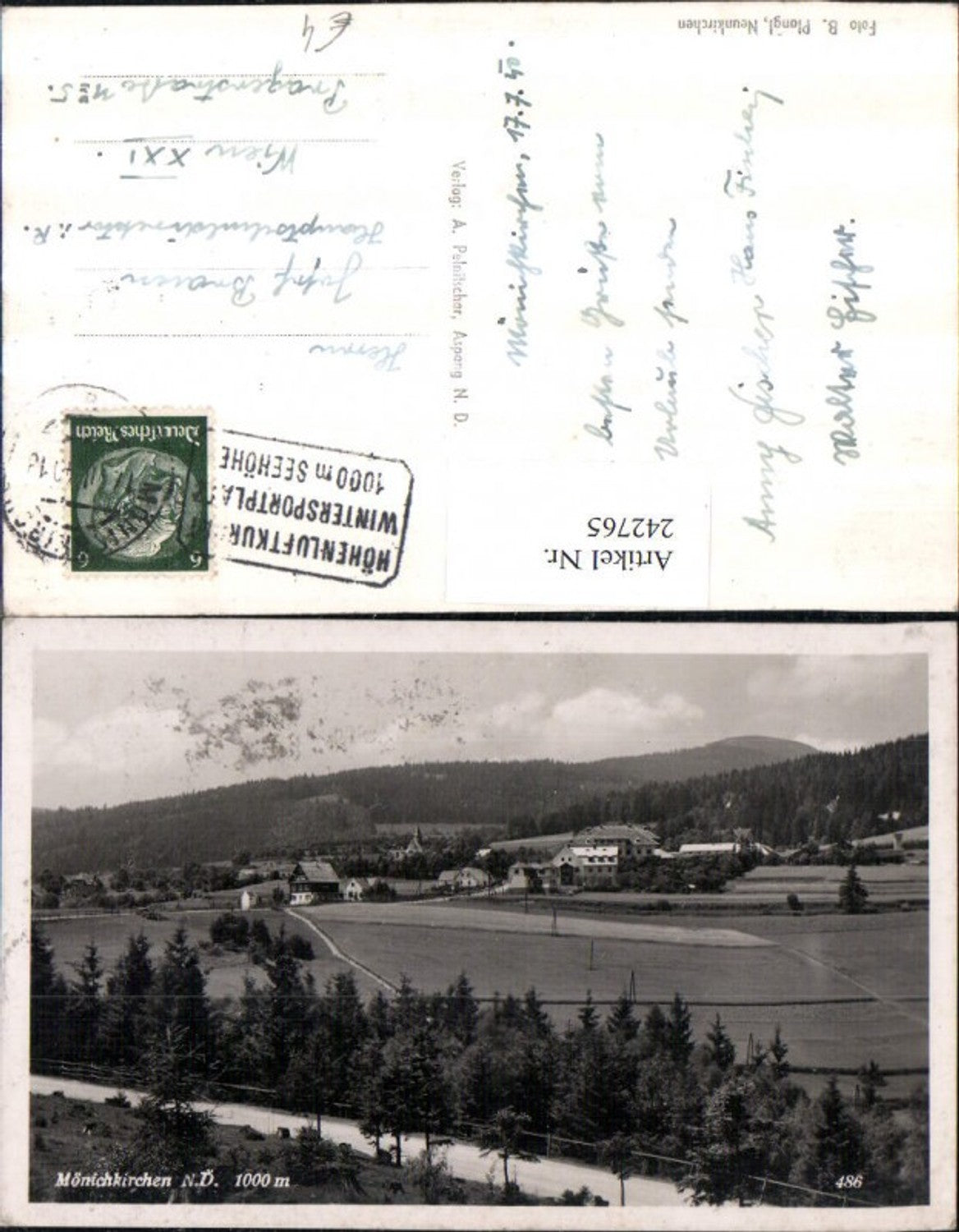 242765,Mönichkirchen Teilansicht