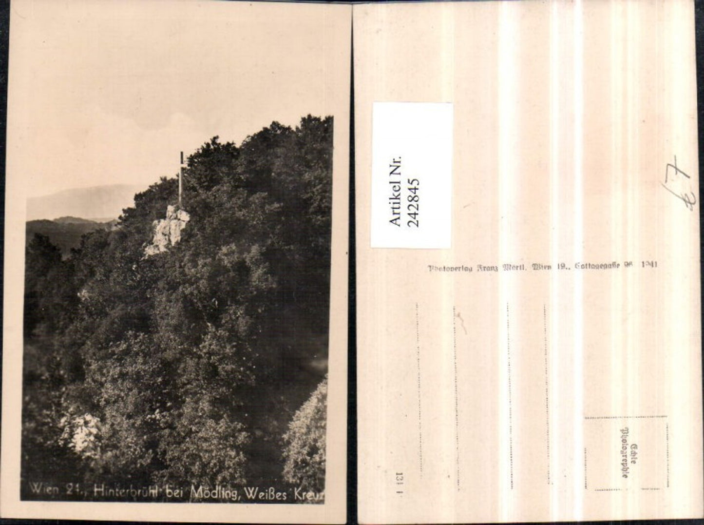 242845,Wien Hinterbrühl b. Mödling Weißes Kreuz