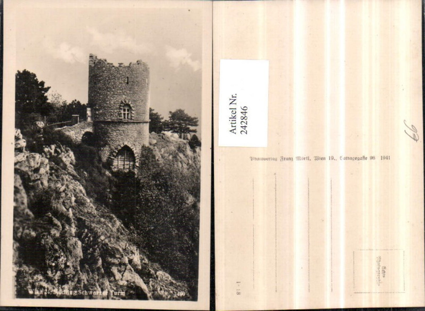242846,Wien Mödling Schwarzer Turm