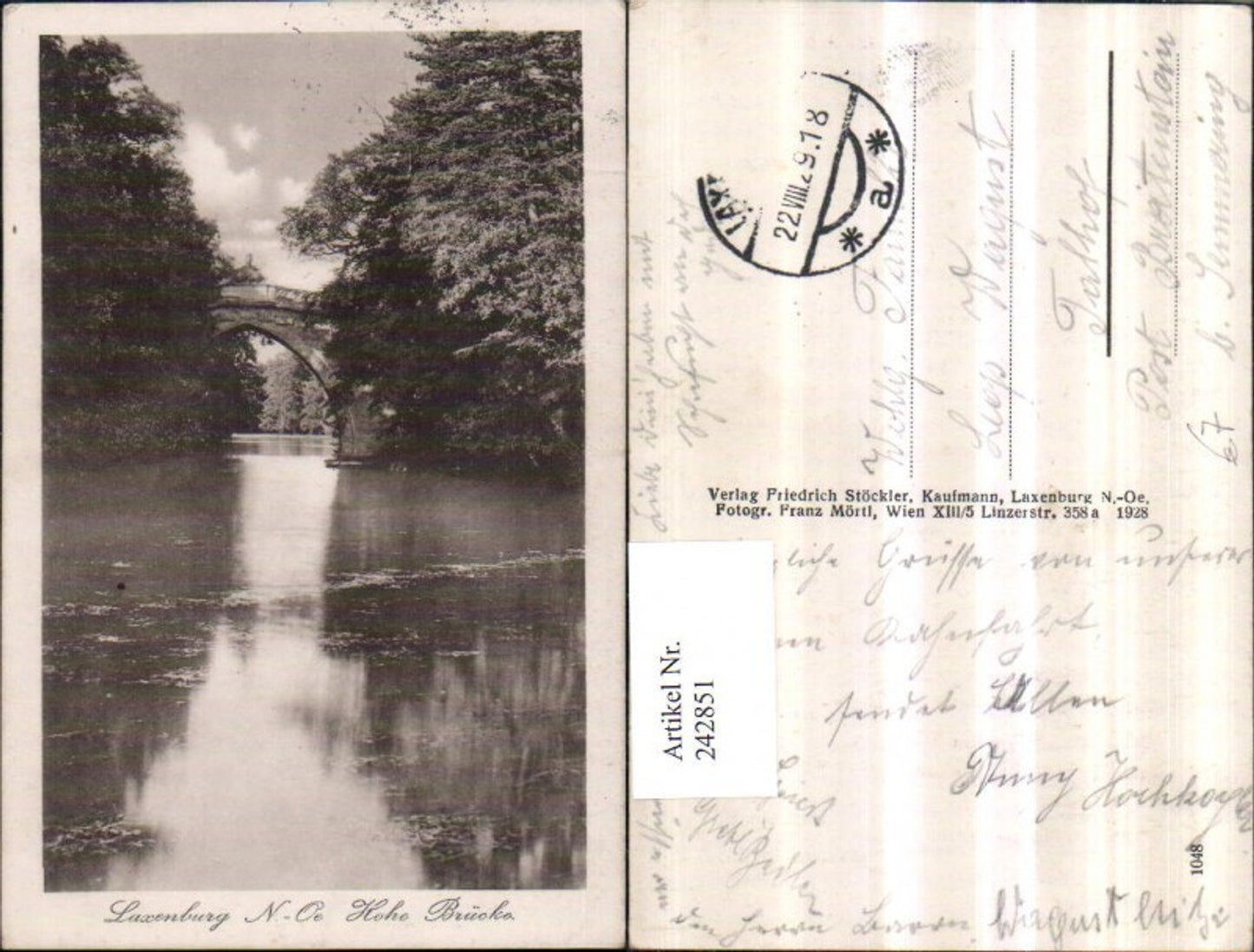 242851,Laxenburg Hohe Brücke Partie