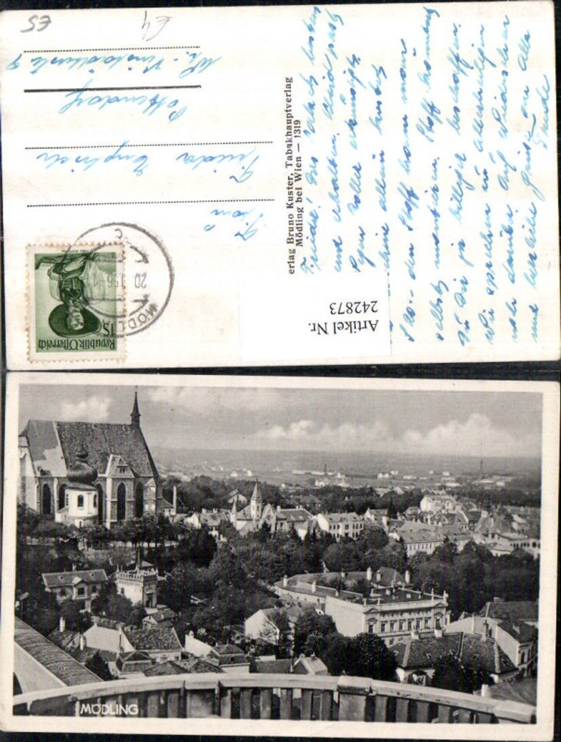 242873,Mödling Totale Kirche