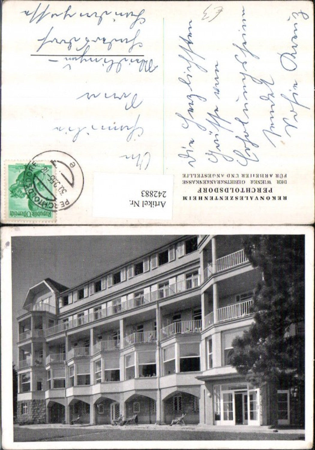 242883,Perchtoldsdorf Rekonvaleszentenheim