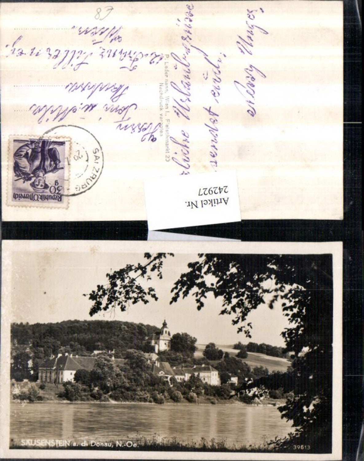 242927, Säusenstein on the Danube, partial view