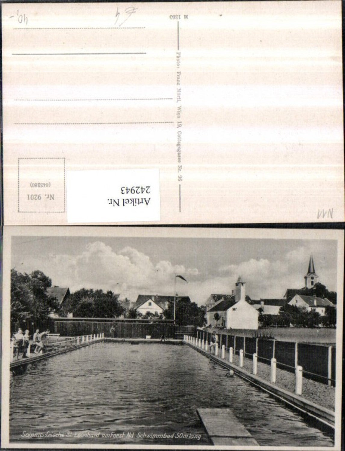 242943, St. Leonhard am Forst Swimming pool Outdoor pool
