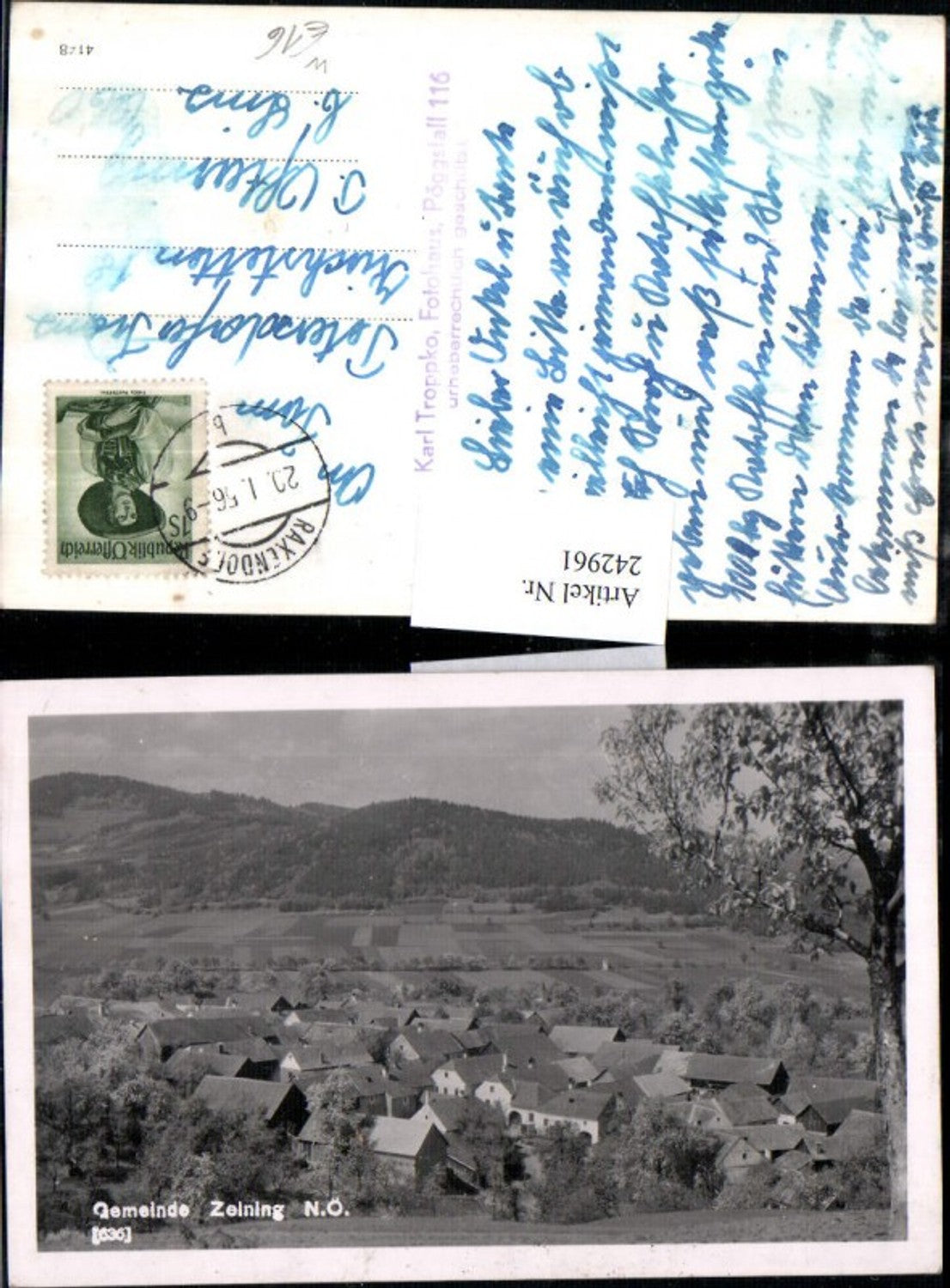 242961, Municipality of Zeining Total near Raxendorf