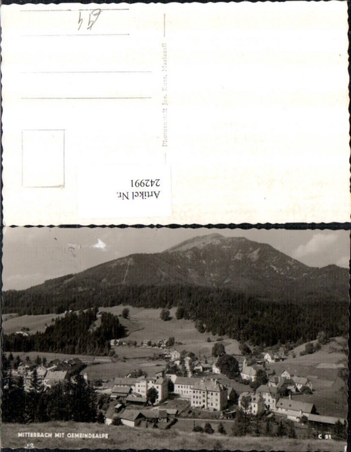 242991,Mitterbach Totale m. Gemeindealpe