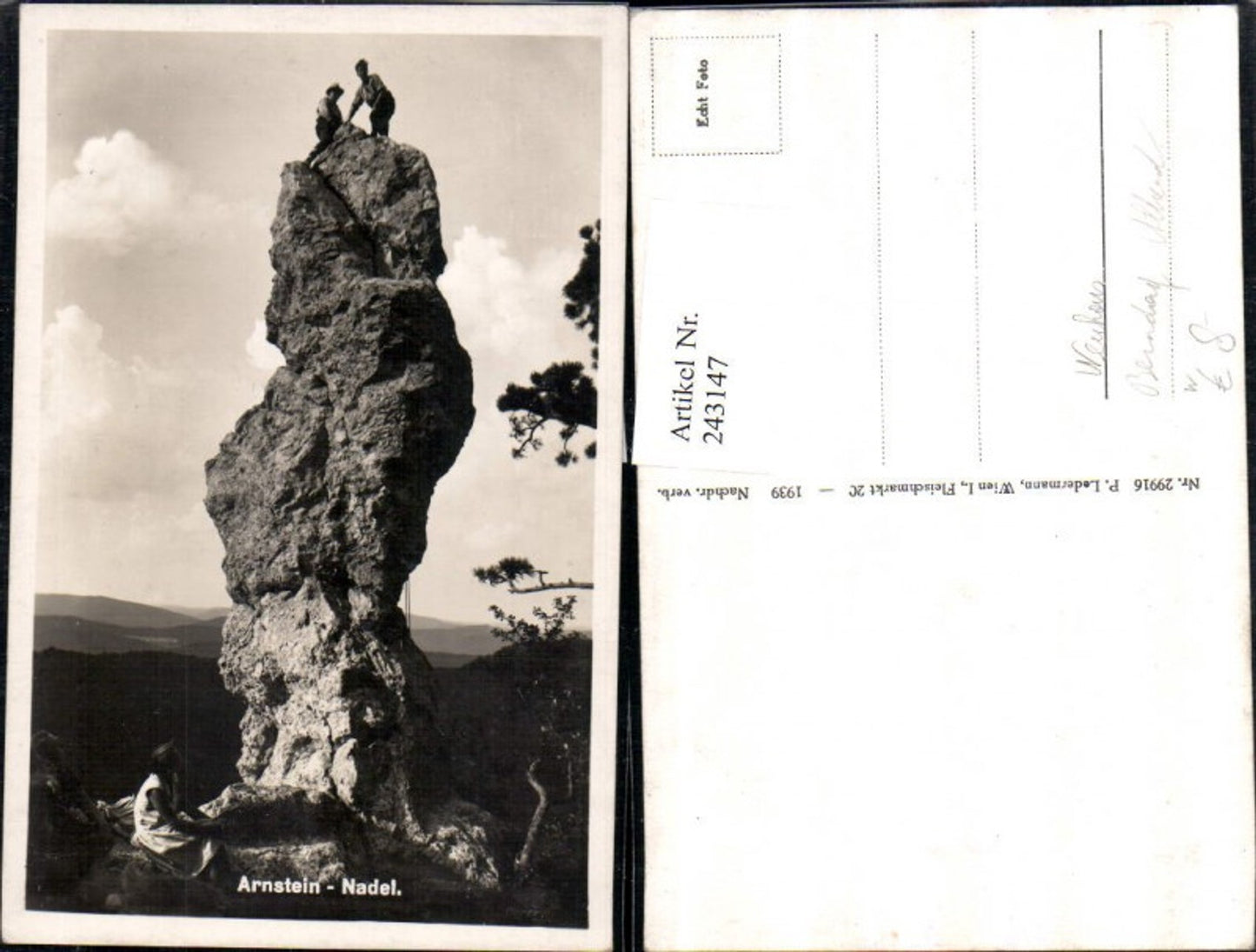 243147,Arnstein Nadel b. Neuhaus Berndorf Weißenbach