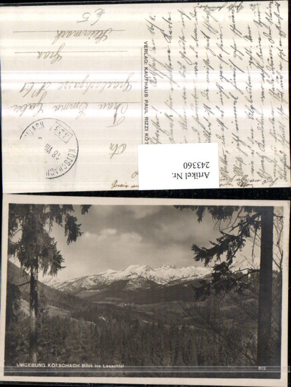 Alte Ansichtskarte – Old Postcard