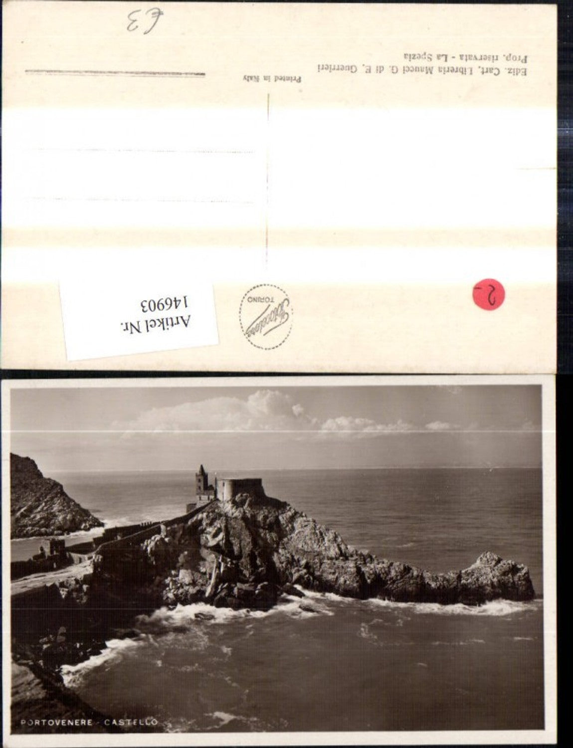 146903,Foto Ak Portovenere Castello Schloss