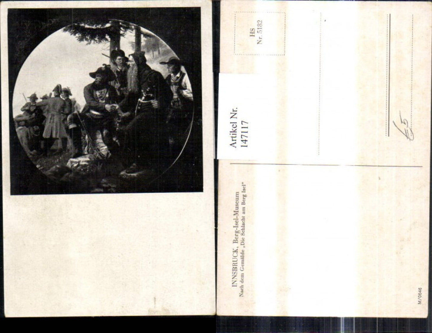 147117,Künstler Ak Gemälde Die Schlacht am Berg Isel Tiroler Freiheitskampf