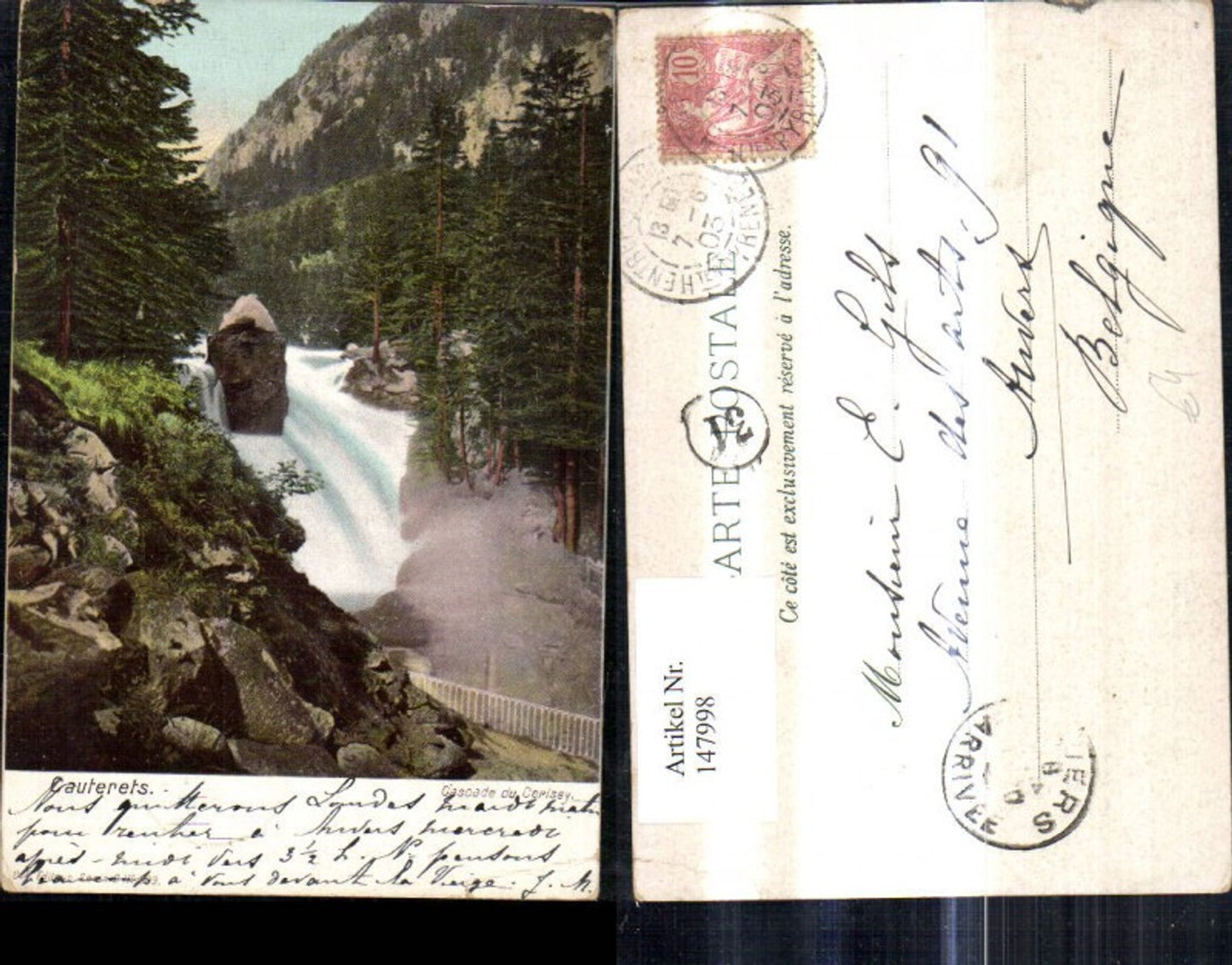 147998,Cauterets Cascade du Cerisey Wasserfall