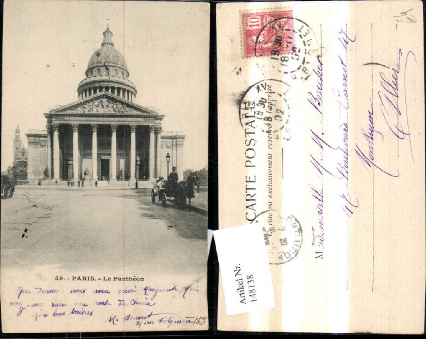 148138,Paris Le Pantheon