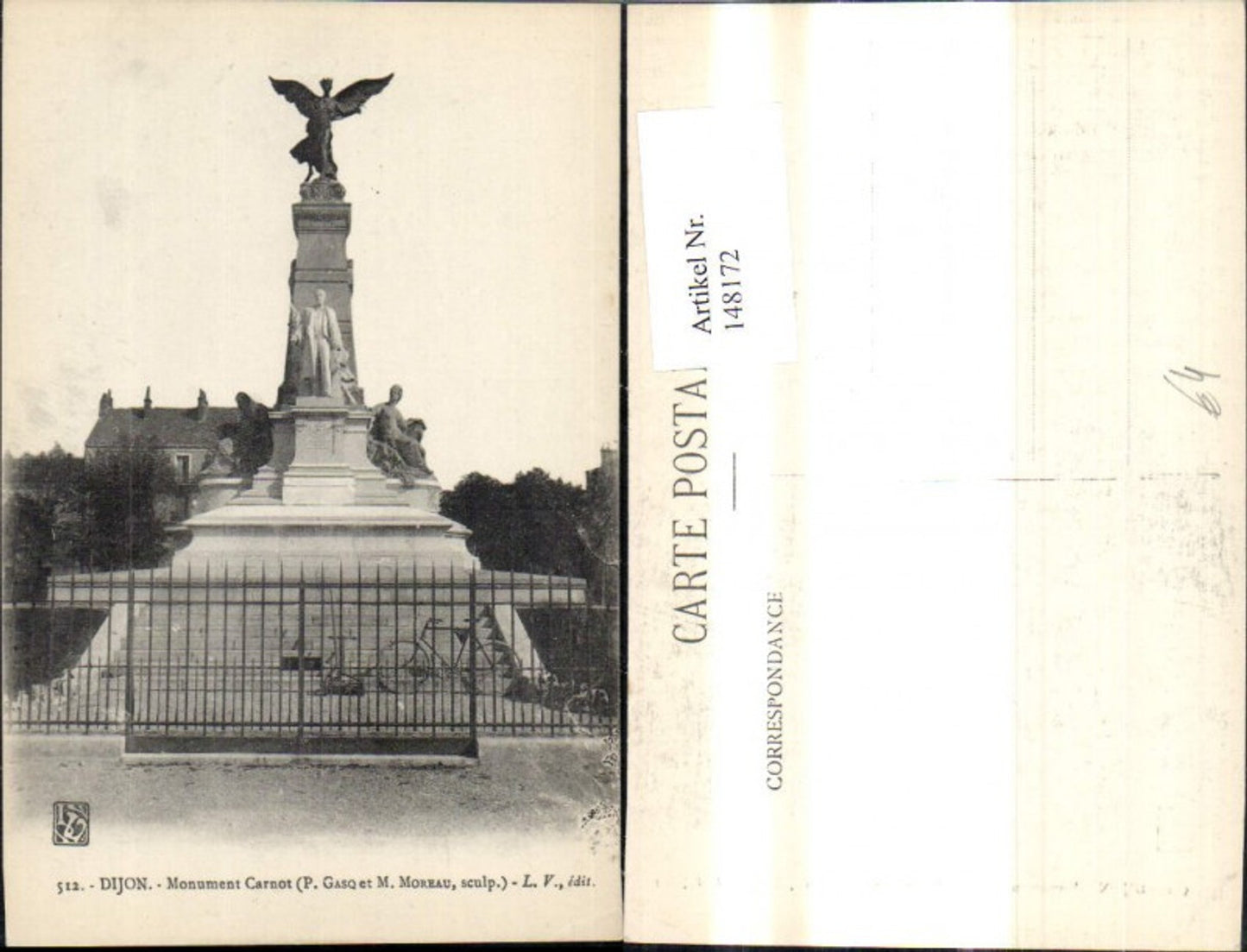 148172,Dijon Monument Carnot Denkmal