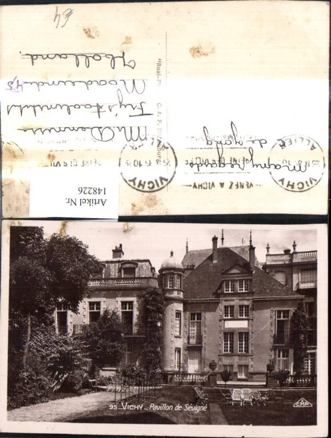 148226,Vichy Pavillon de Sevigne Haus Gebäude