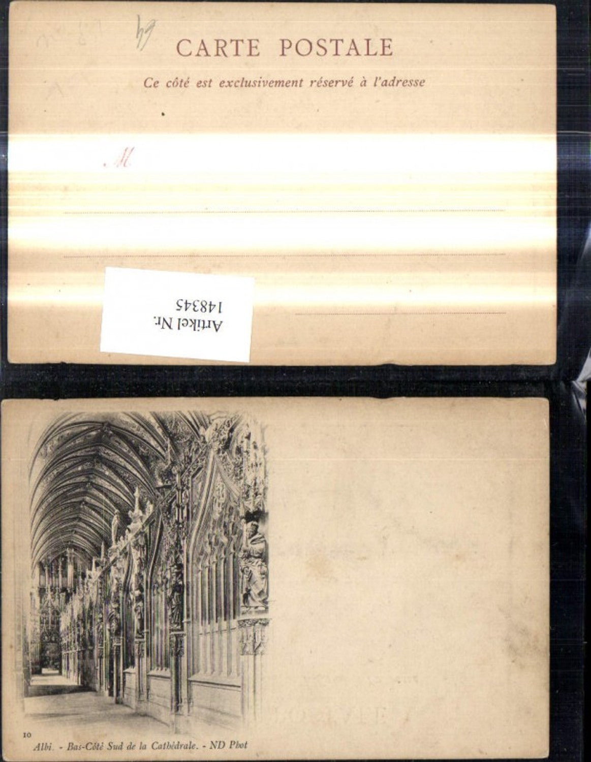 148345,Albi Bas Cote Sud de la Cathedrale Kirche Innen