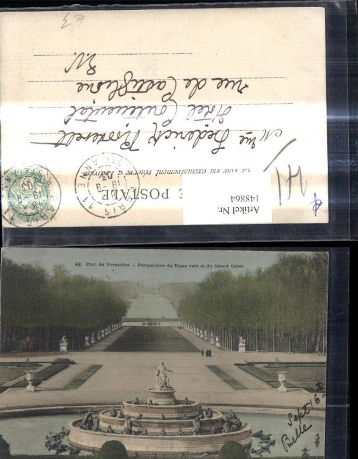 148864,Parc du Versailles Perspective du Tapis vert et du Grand Canal Brunnen Park Schloss