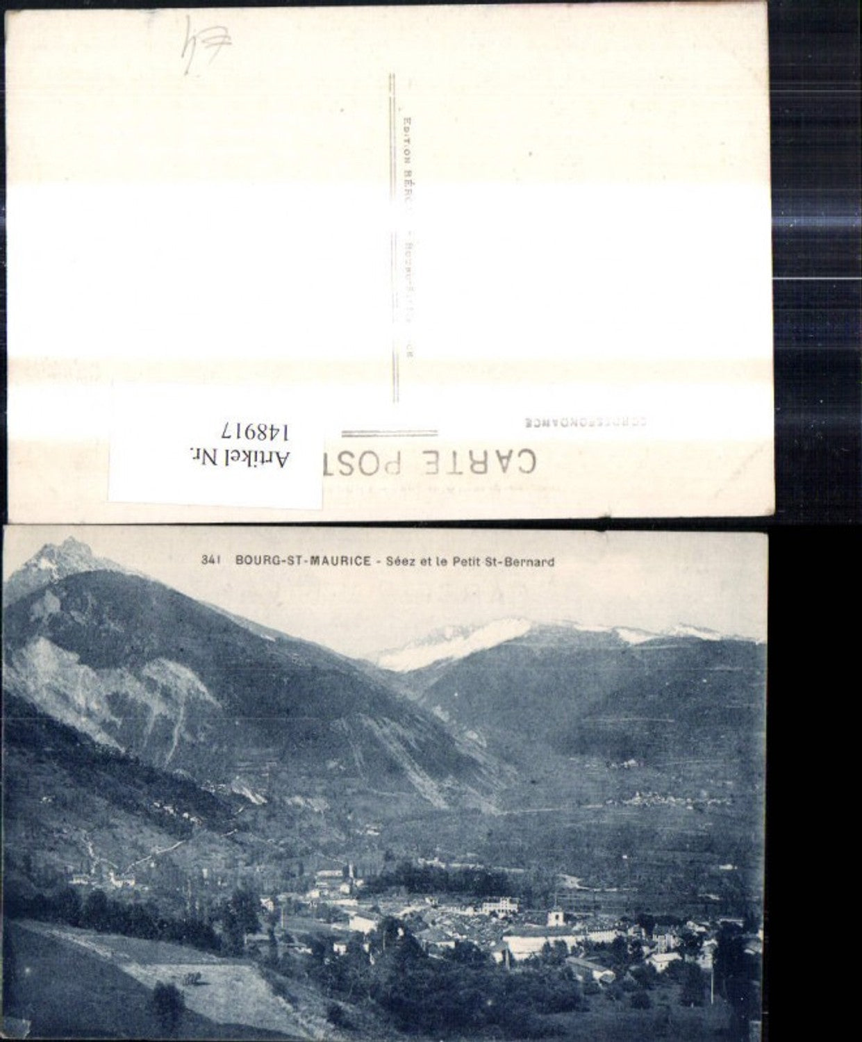 148917,Bourg St Maurice Seez et le Petit St Bernard Totale