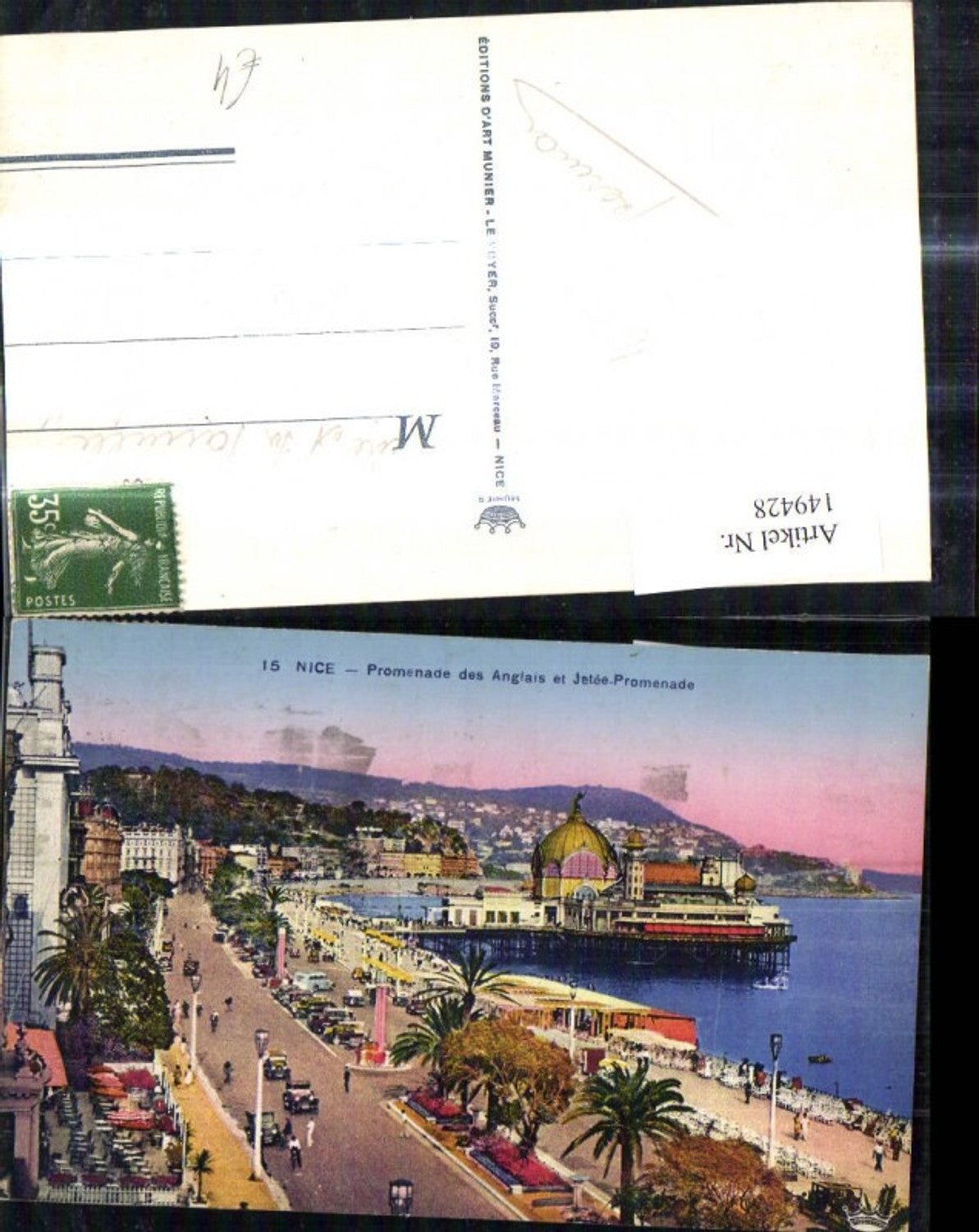 149428,Nice Nizza Promenade des Anglais et Jetee Promenade Strandpromenade