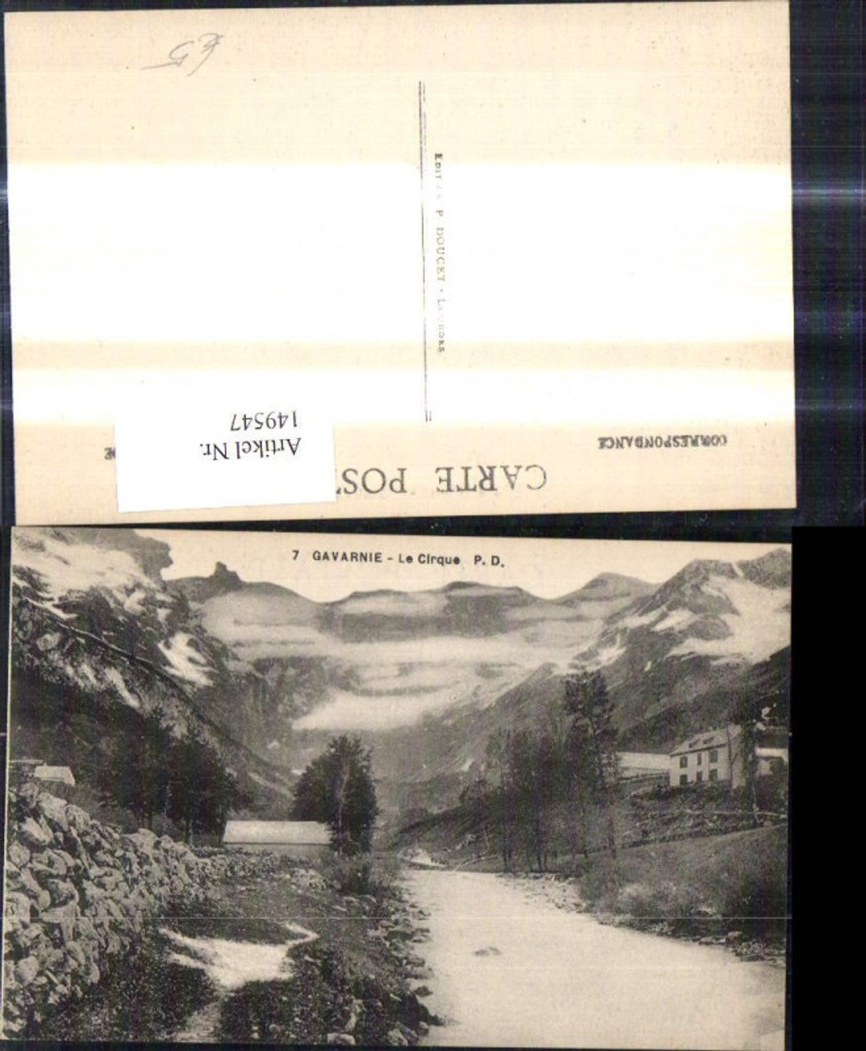 149547,Gavarnie Le Cirque Bergansicht