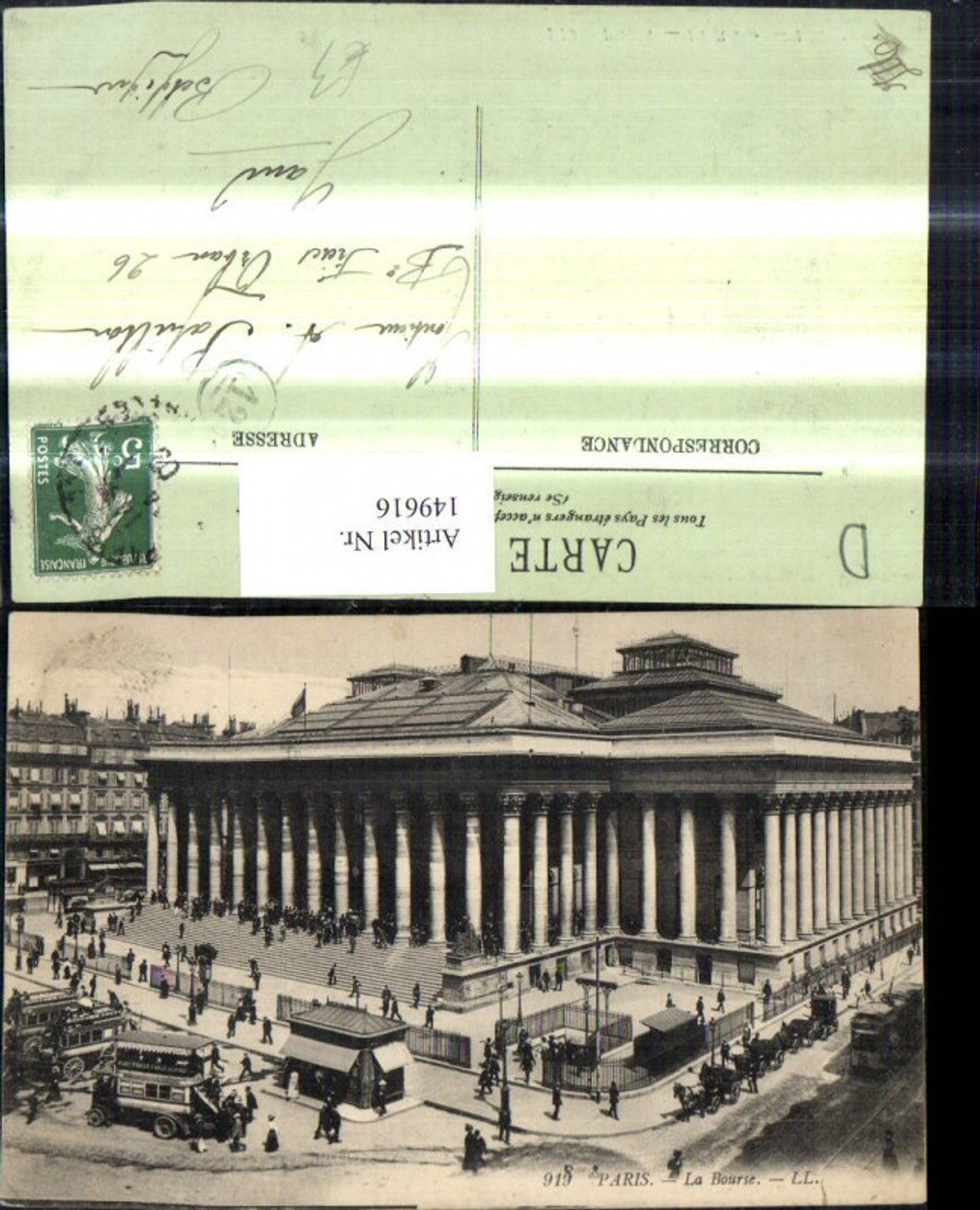 149616,Paris La Bourse Börse Autobusse