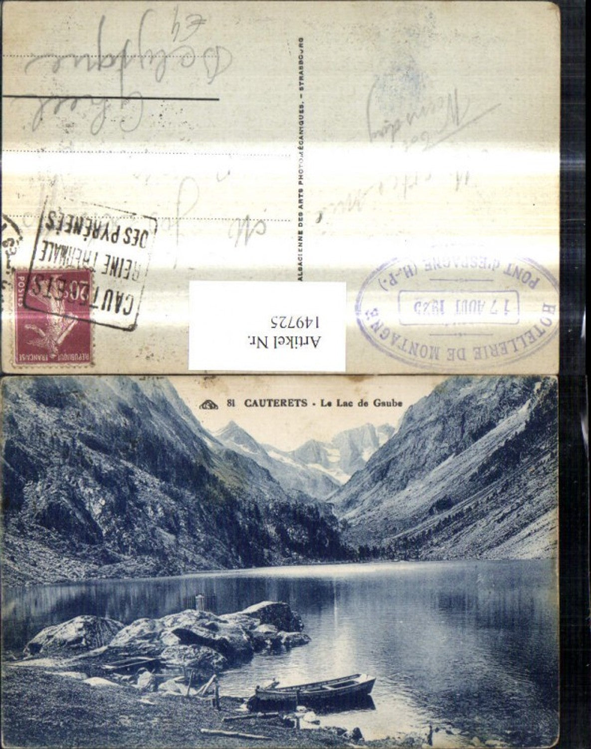 149725,Gauterets Le Lac de Gaube See Boot