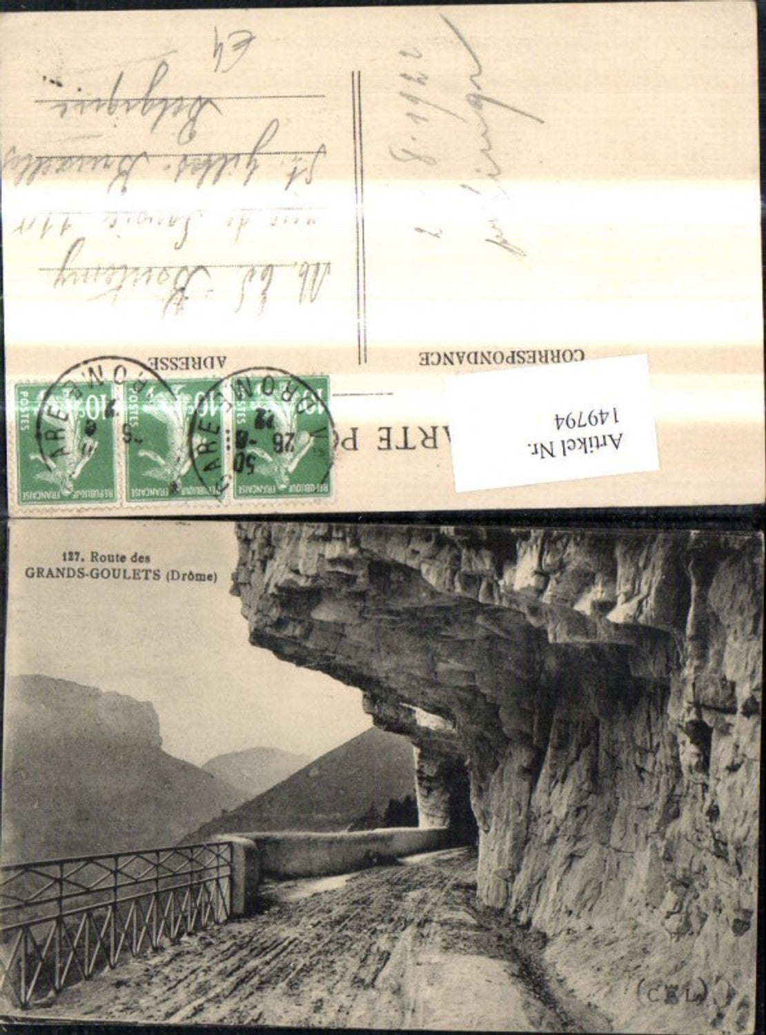 149794,Route des Grands Goulets Drome Tunnel Bergstrasse