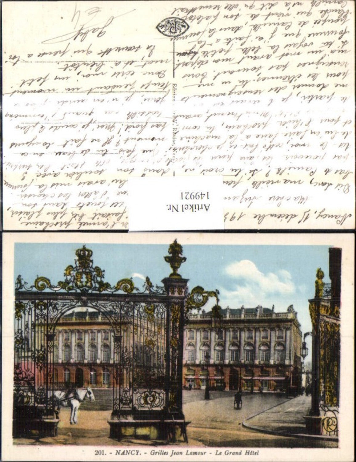 149921,Nancy Grilles Jean Lamour Le Grand Hotel
