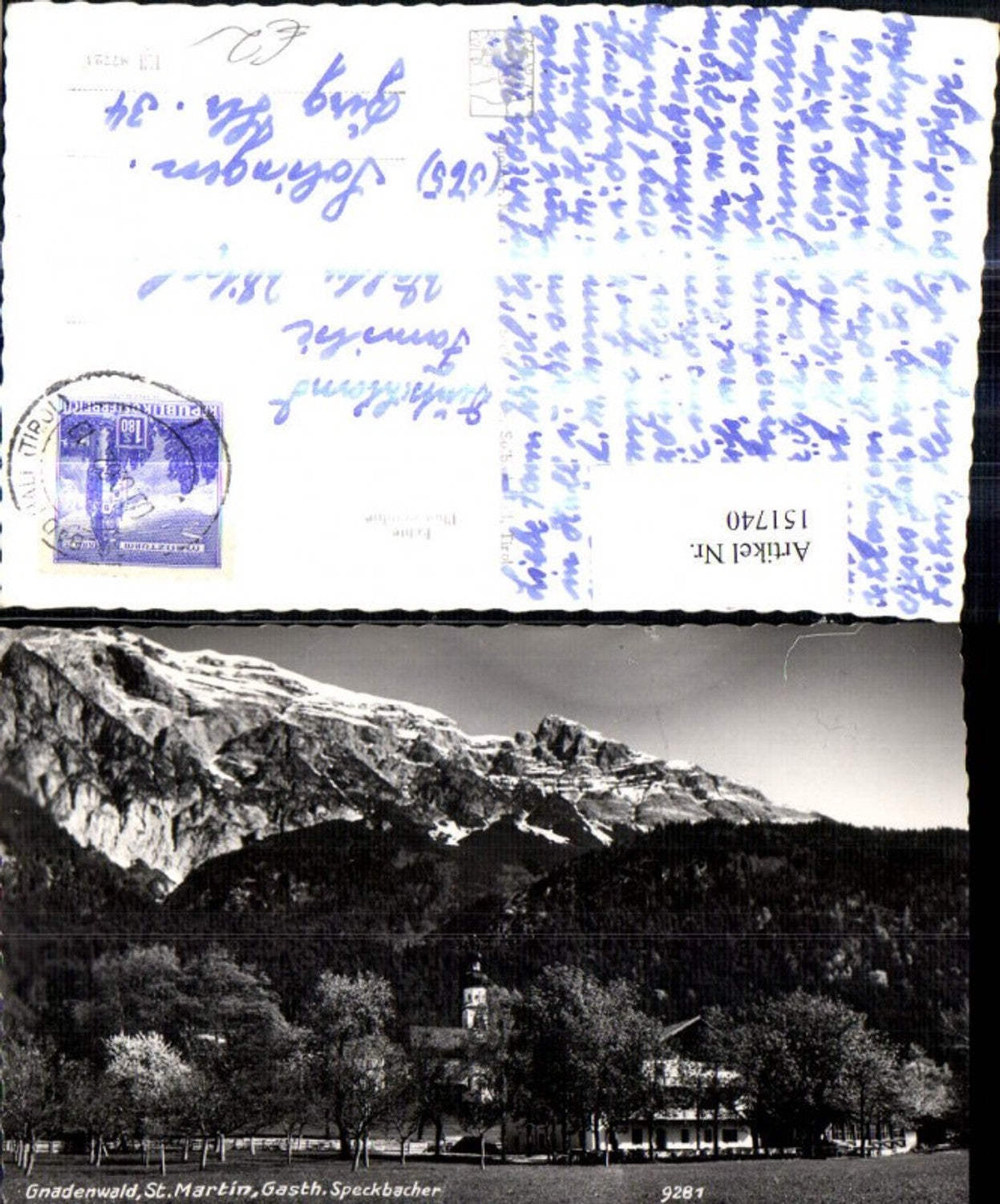 Alte Ansichtskarte – Old Postcard